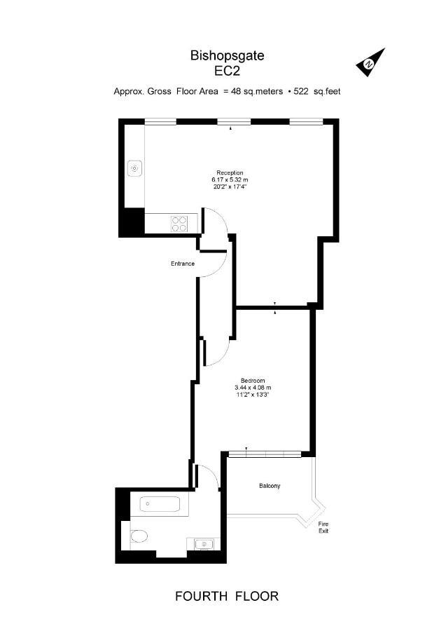 Apartment 4, 48 Bishopsgate By City Living لندن المظهر الخارجي الصورة